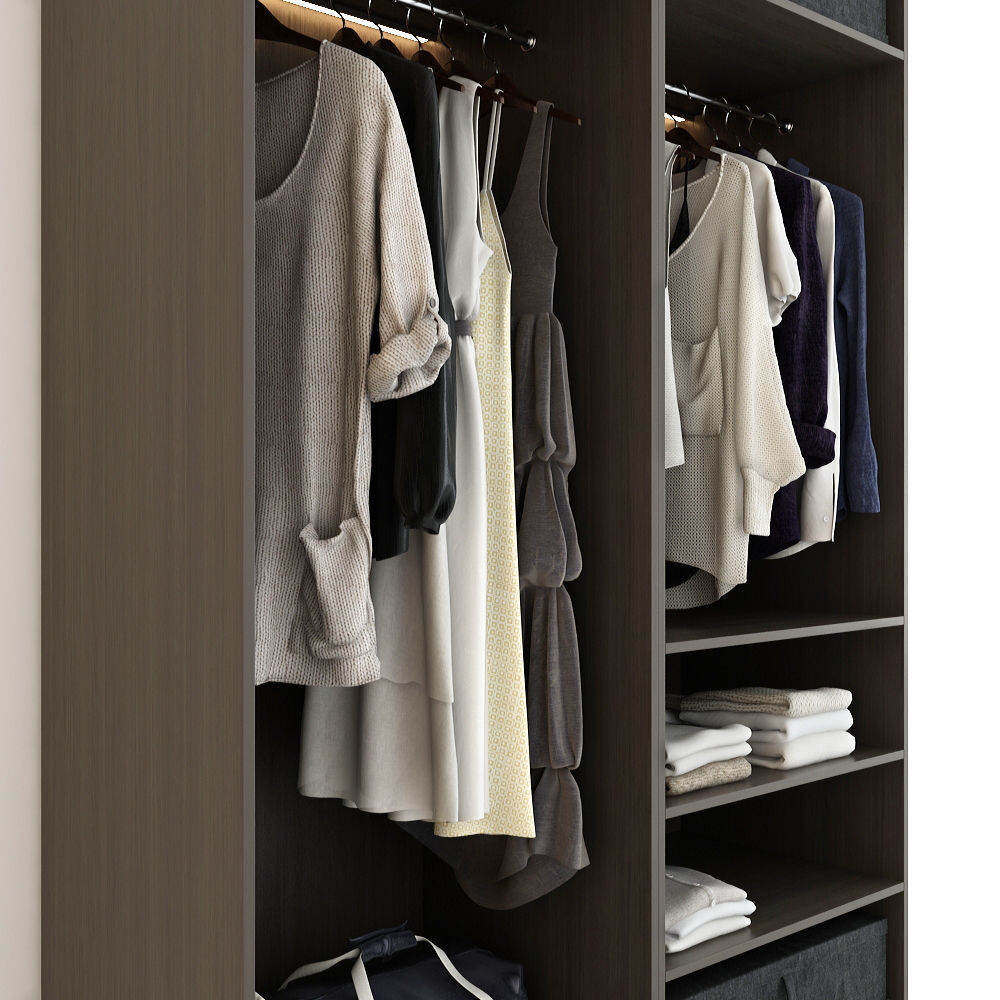 Collection of Clothes 9set 3D model_116