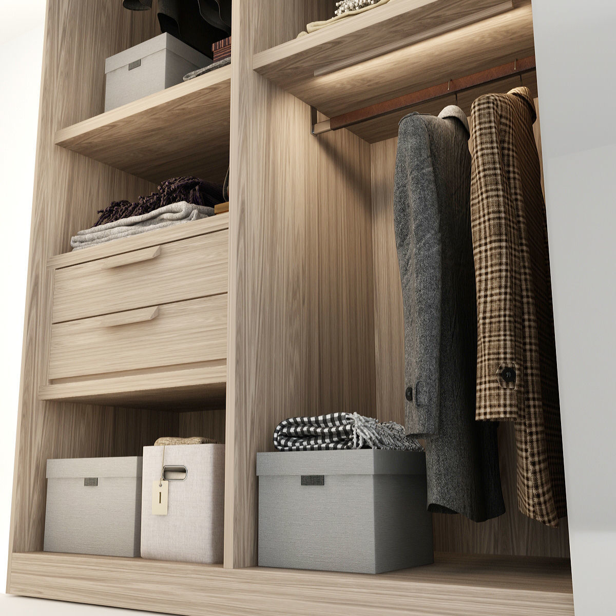 Collection of Clothes 9set 3D model_78