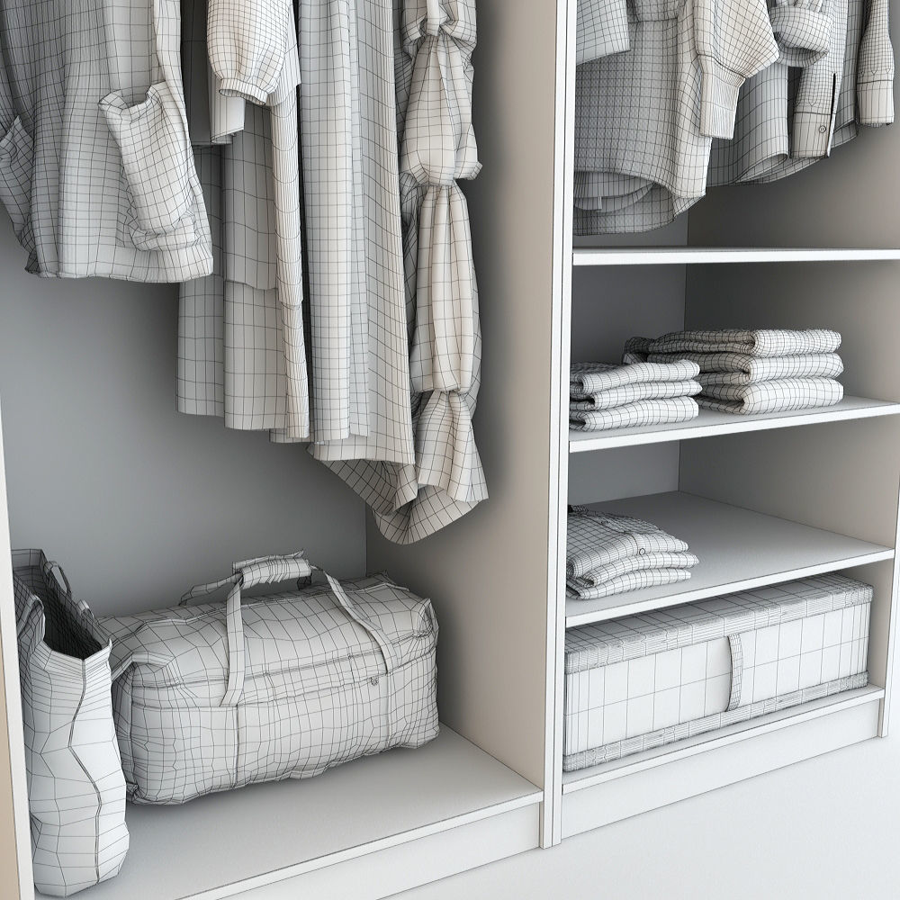 Collection of Clothes 9set 3D model_127