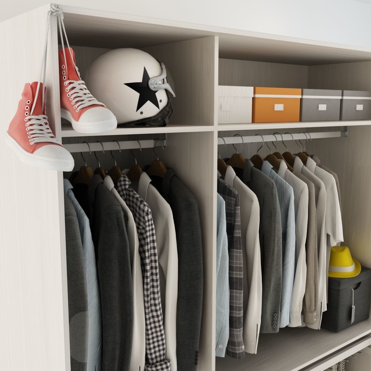 Collection of Clothes 9set 3D model_94