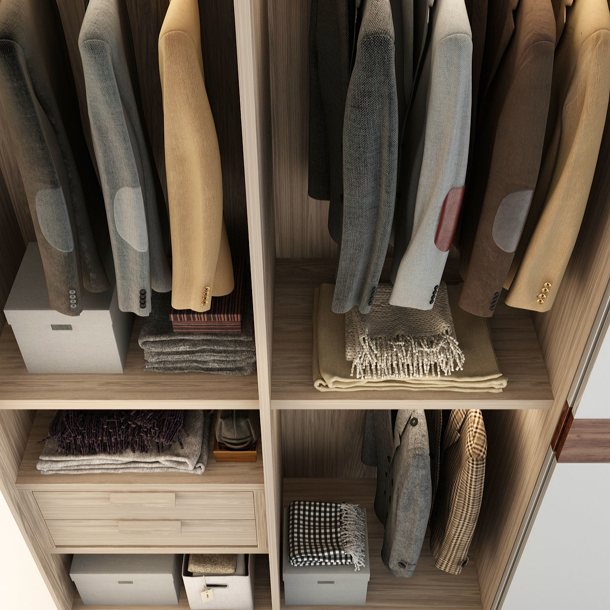 Collection of Clothes 9set 3D model_81