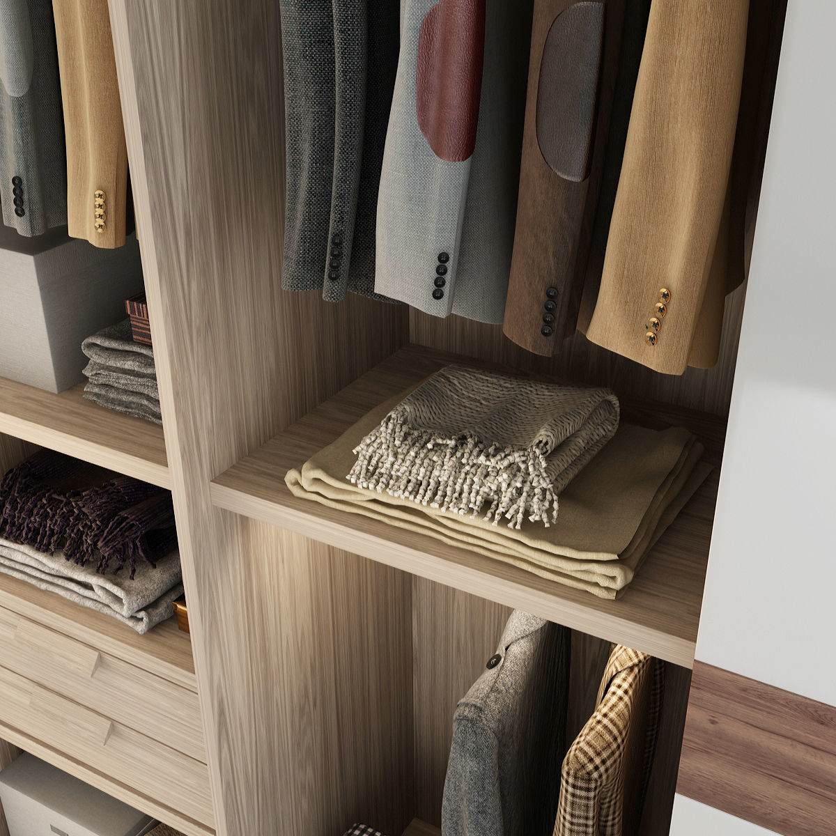 Collection of Clothes 9set 3D model_80