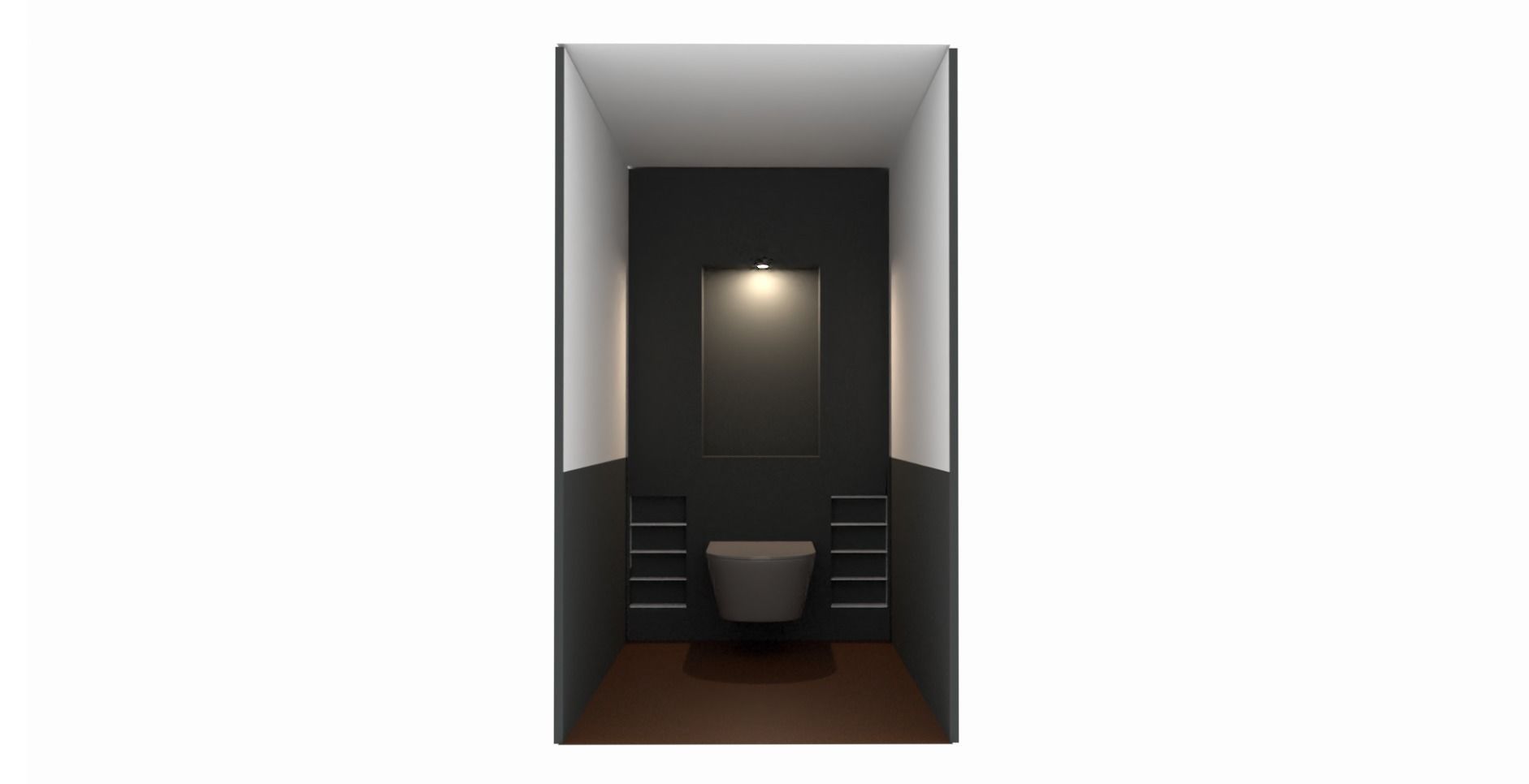 Toilet bathroom with and sink Free 3D model_1