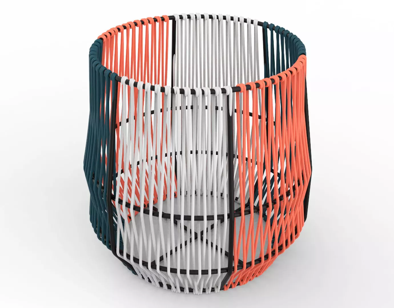 Ariba Woven Plant Stand Small 3D model_0
