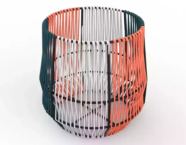 Ariba Woven Plant Stand Small 3D model
