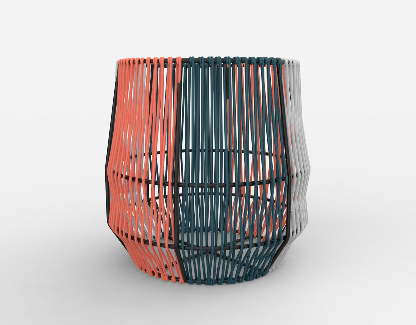 Ariba Woven Plant Stand Small 3D model_6