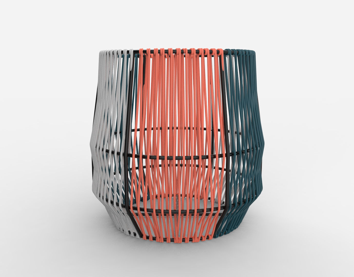 Ariba Woven Plant Stand Small 3D model_7