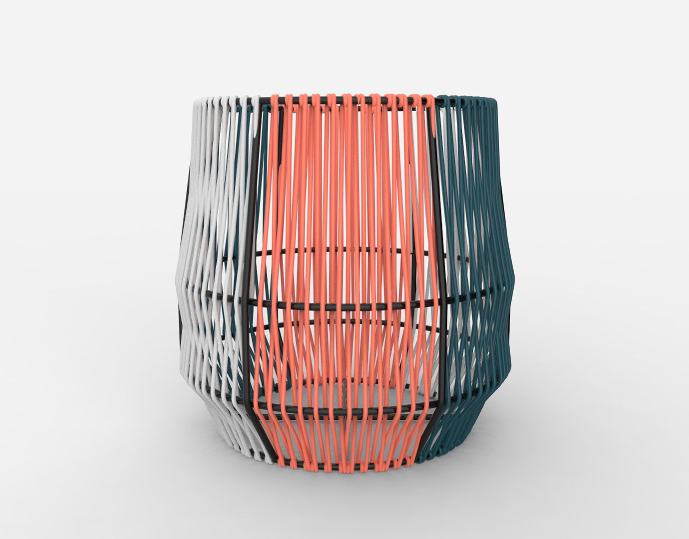 Ariba Woven Plant Stand Small 3D model_3