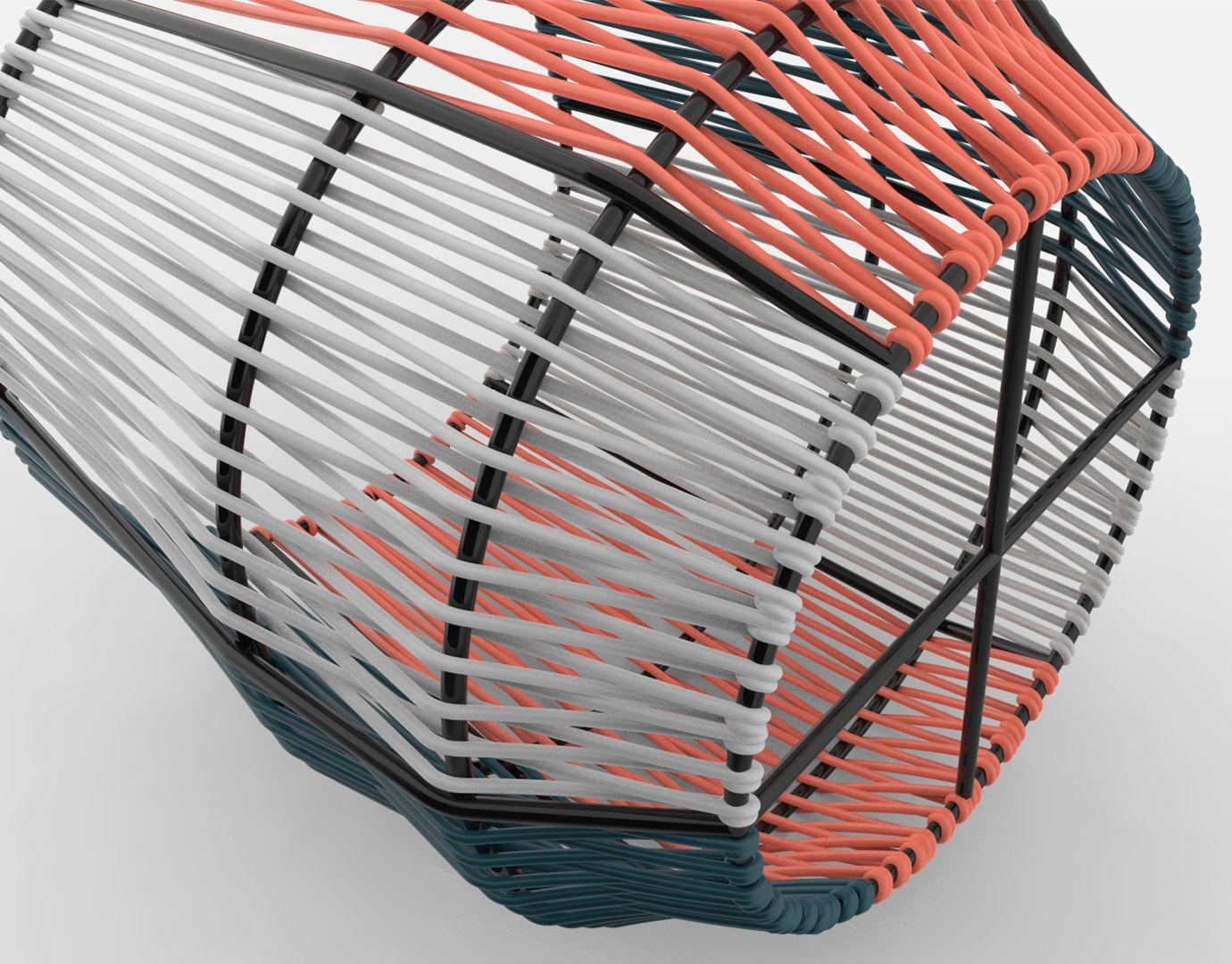 Ariba Woven Plant Stand Small 3D model_13