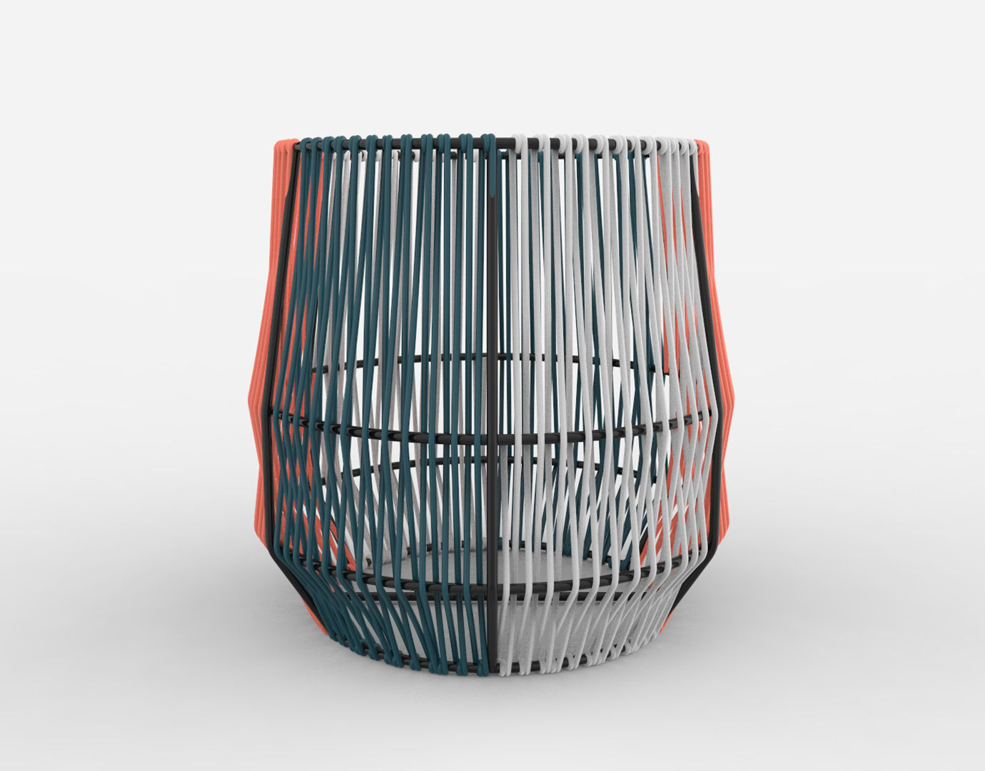 Ariba Woven Plant Stand Small 3D model_5