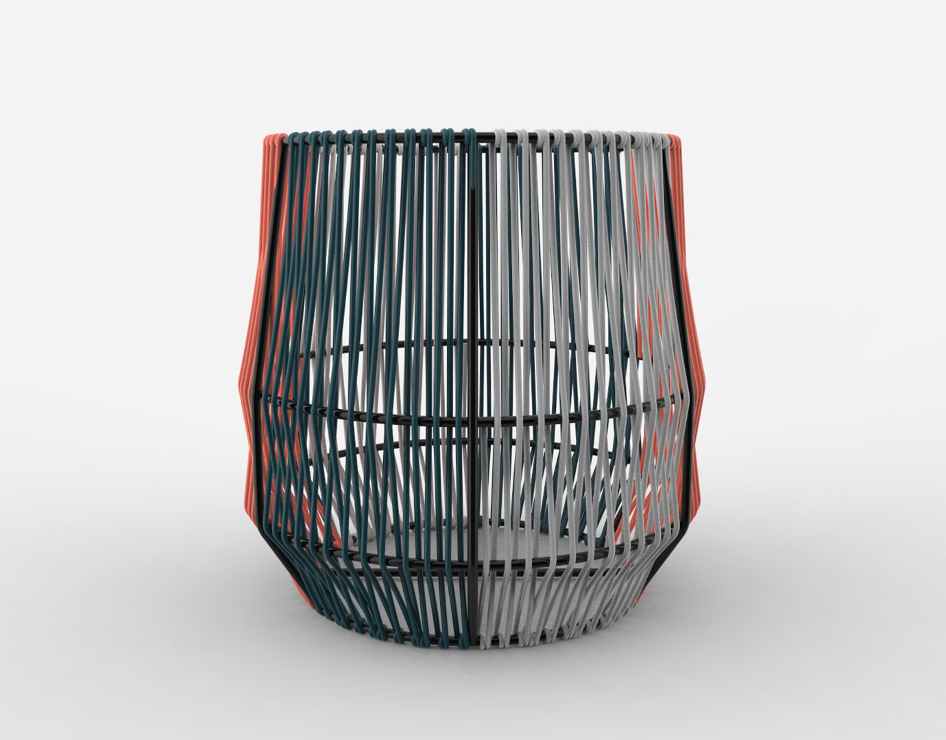 Ariba Woven Plant Stand Small 3D model_9
