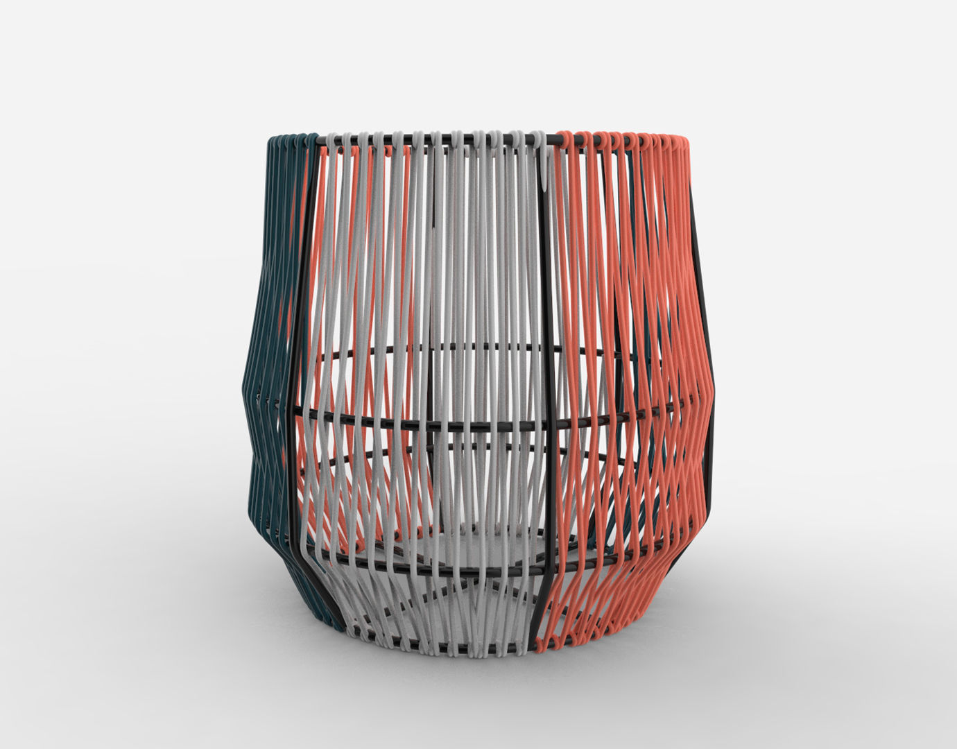 Ariba Woven Plant Stand Small 3D model_8