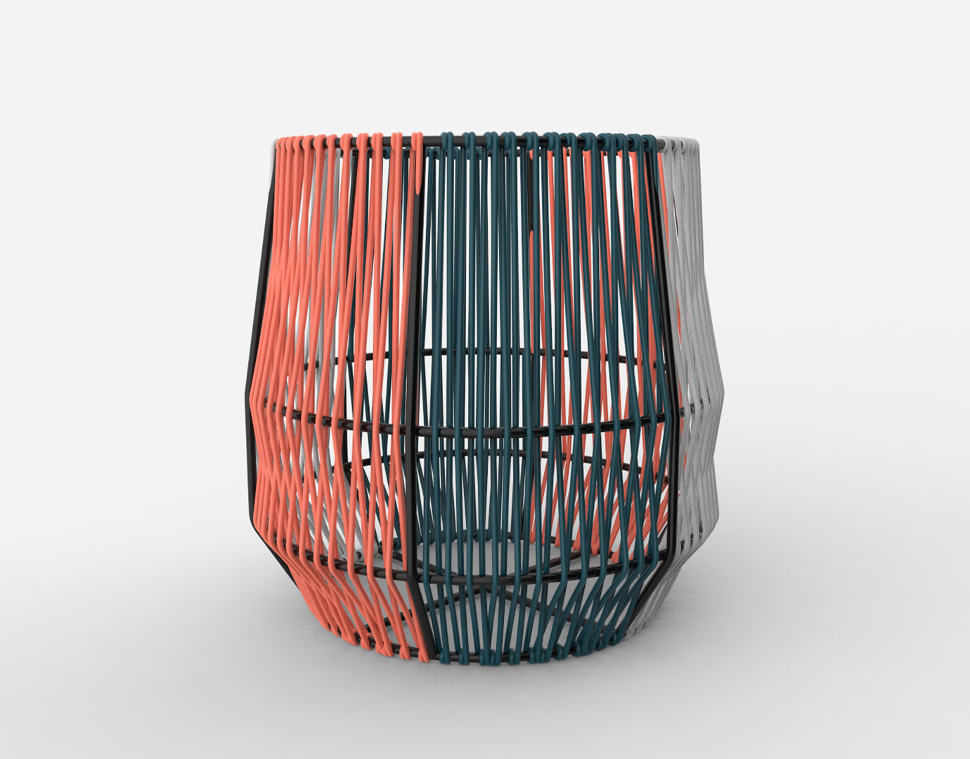 Ariba Woven Plant Stand Small 3D model_10