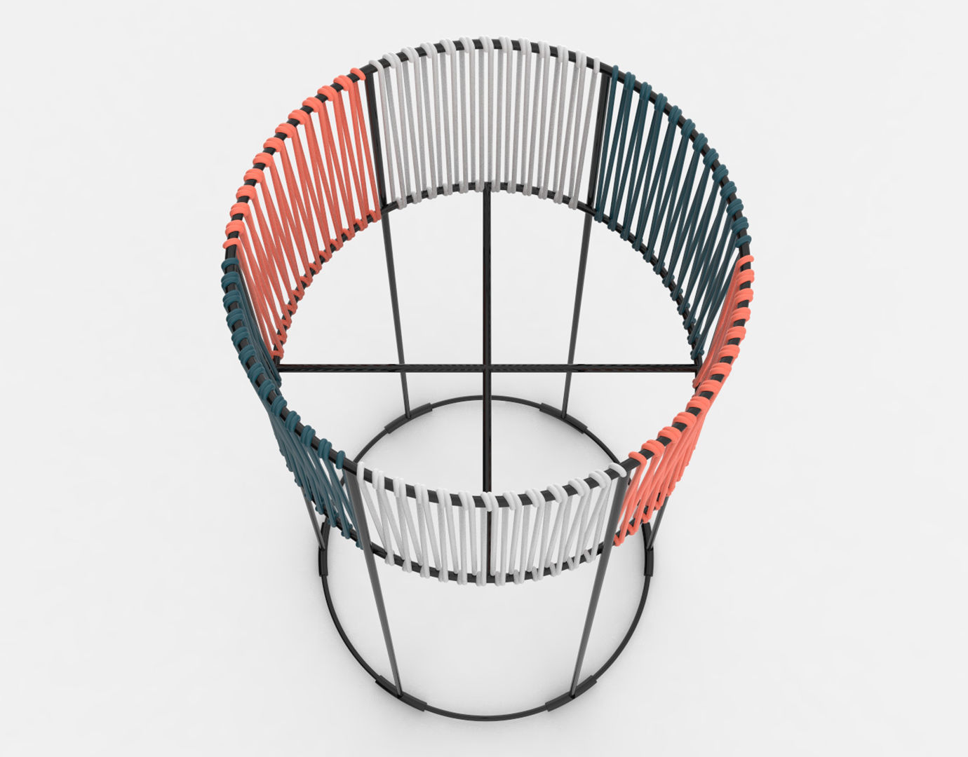 Ariba Woven Tiered Planter Big 3D model_13