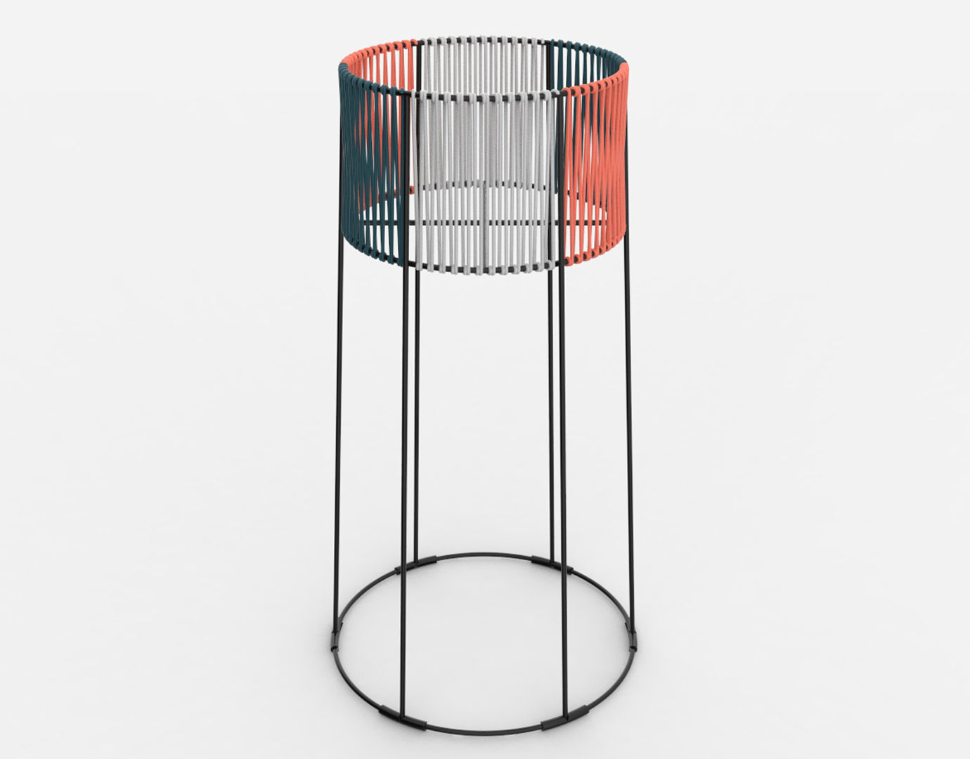 Ariba Woven Tiered Planter Big 3D model_2