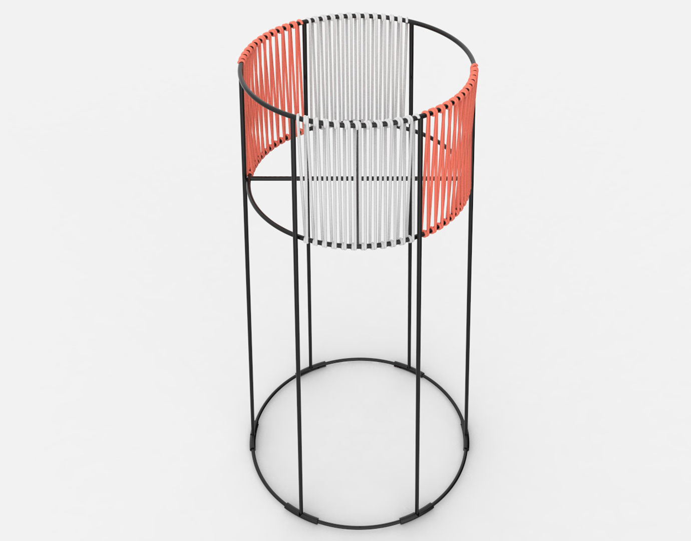 Ariba Woven Tiered Planter Big 3D model_16