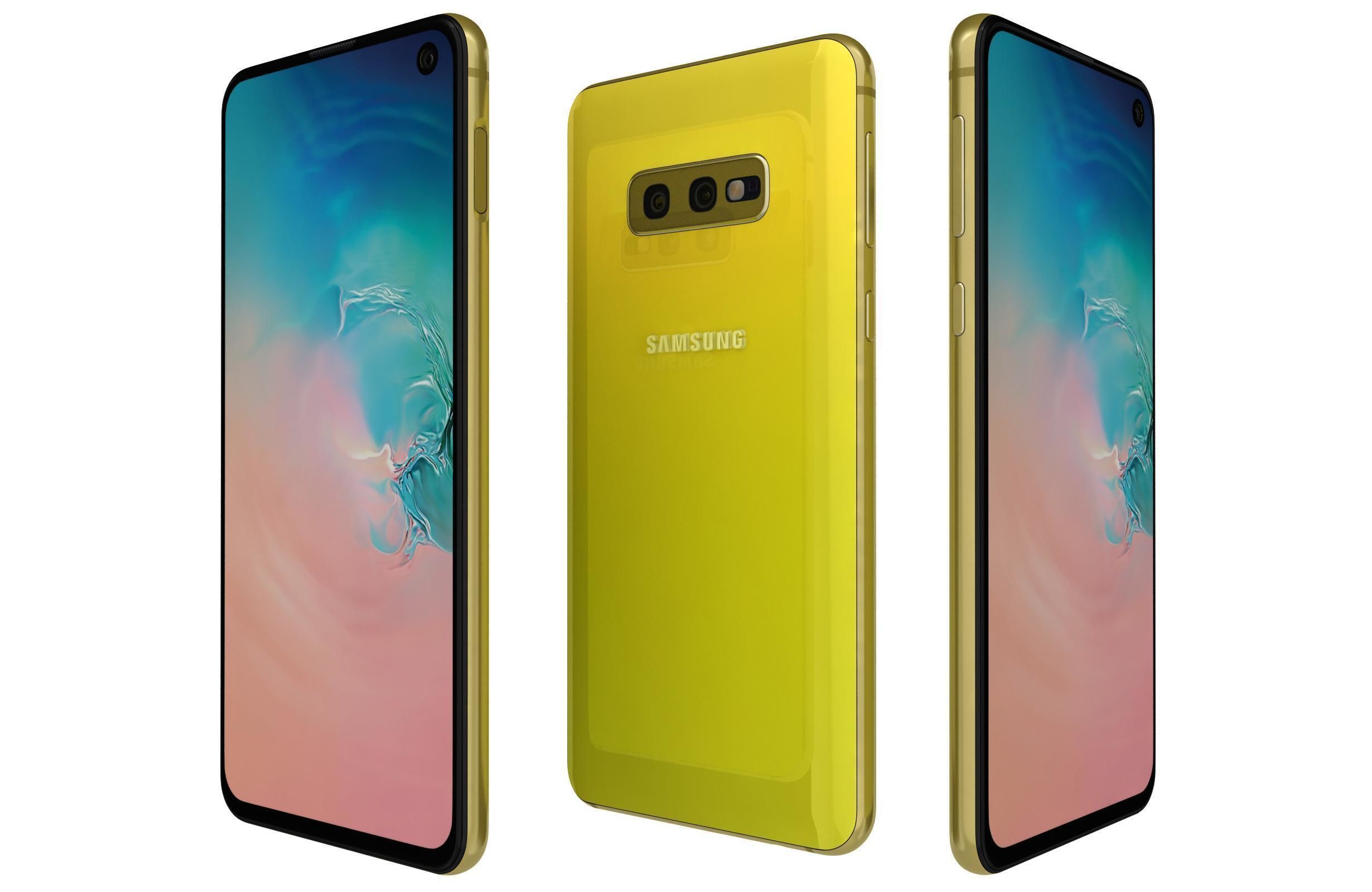 Samsung Galaxy S10e All Colors 3D model_4