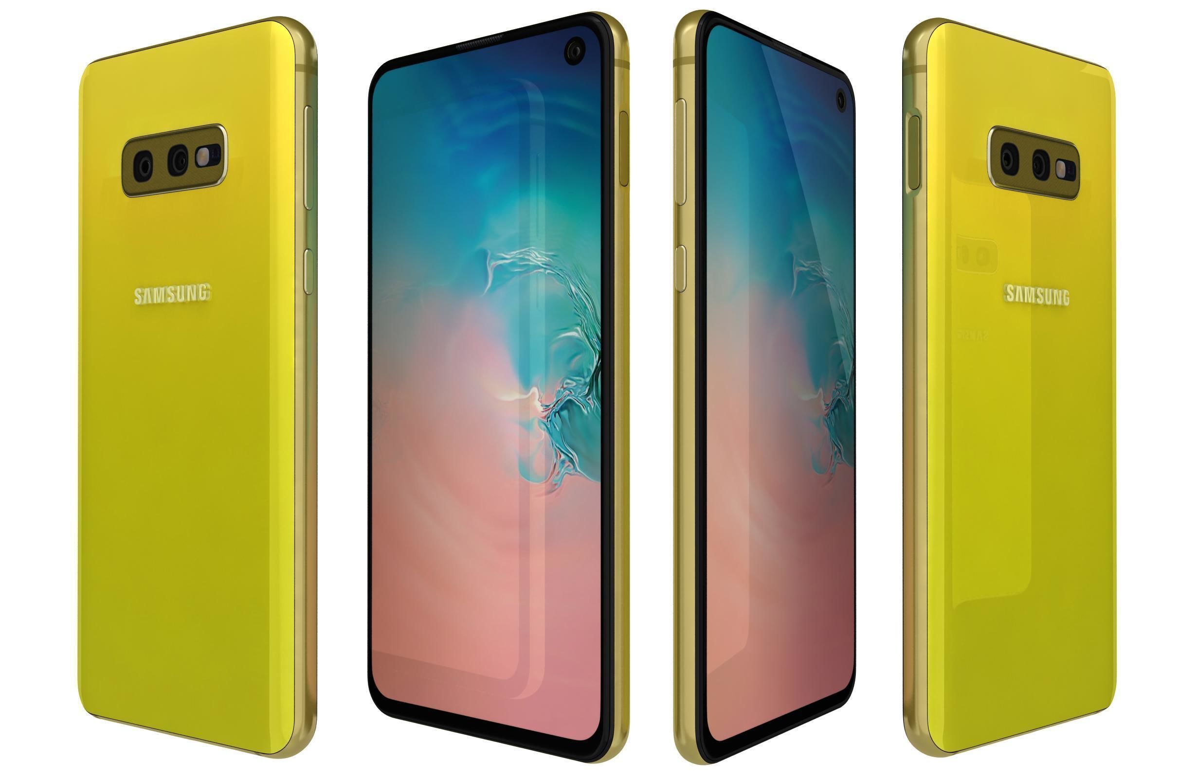 Samsung Galaxy S10e All Colors 3D model_9