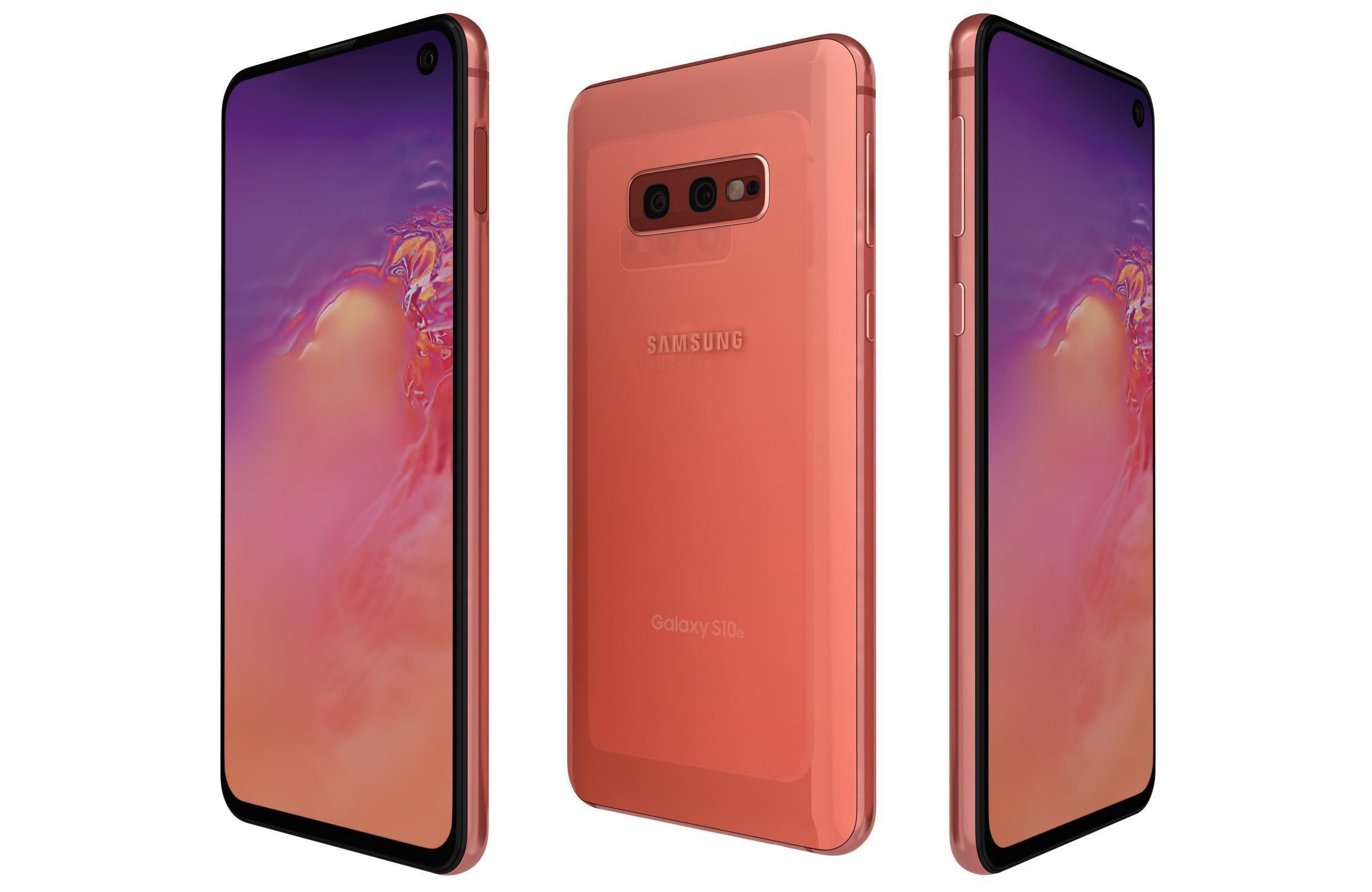 Samsung Galaxy S10e All Colors 3D model_5