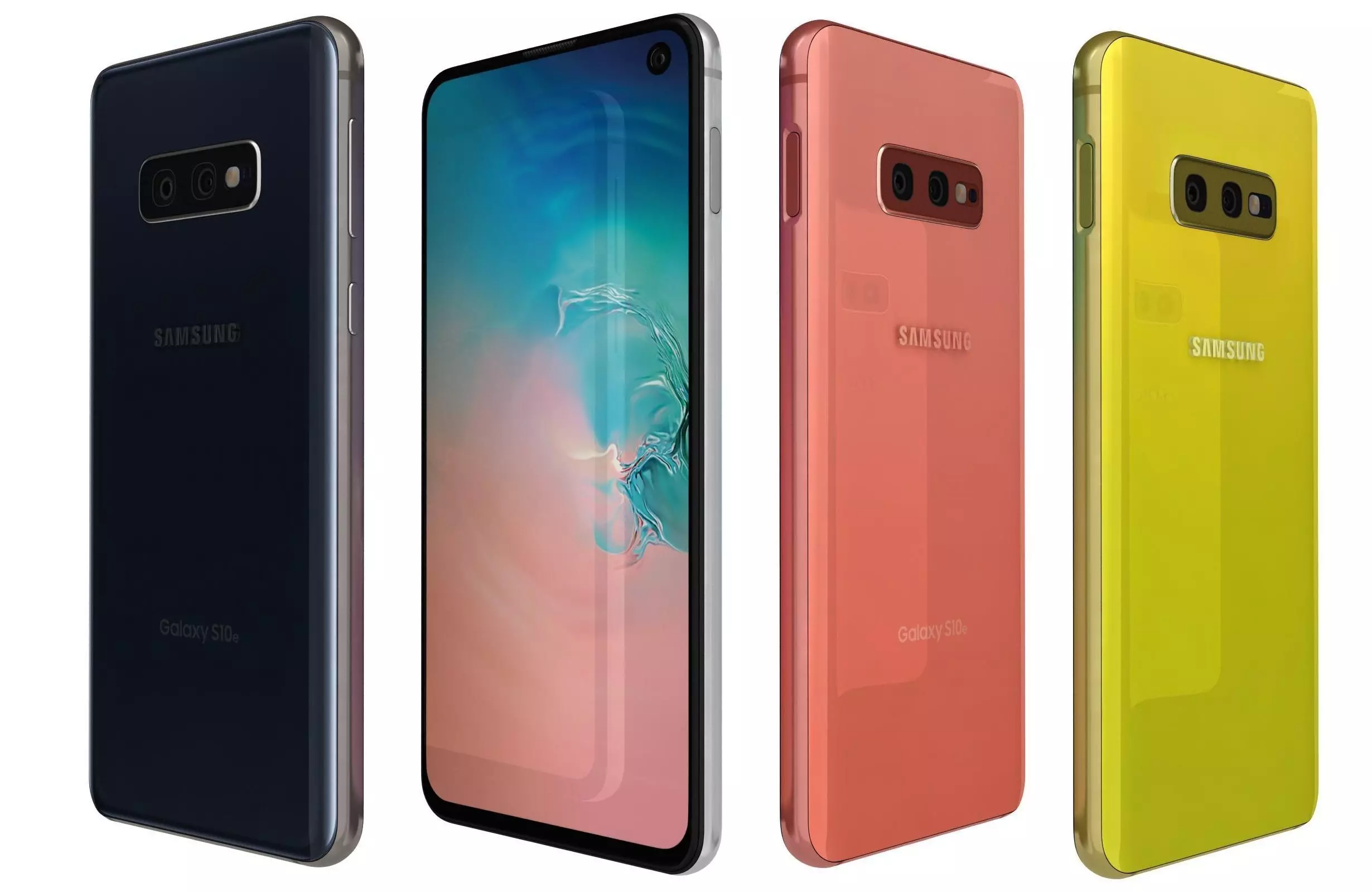 Samsung Galaxy S10e All Colors 3D model_0