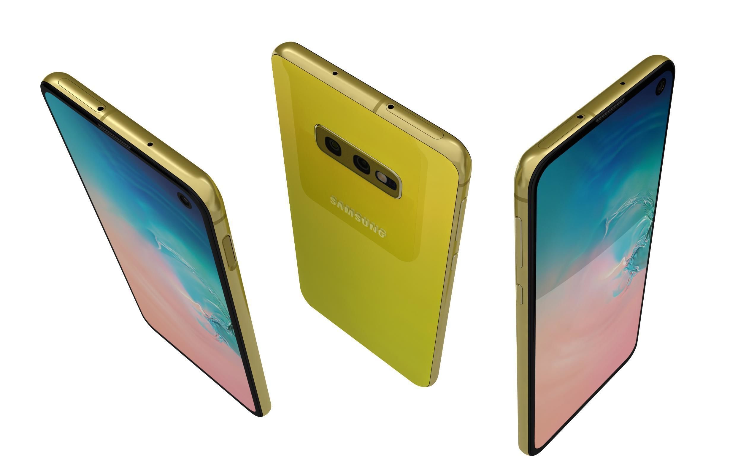Samsung Galaxy S10e All Colors 3D model_14