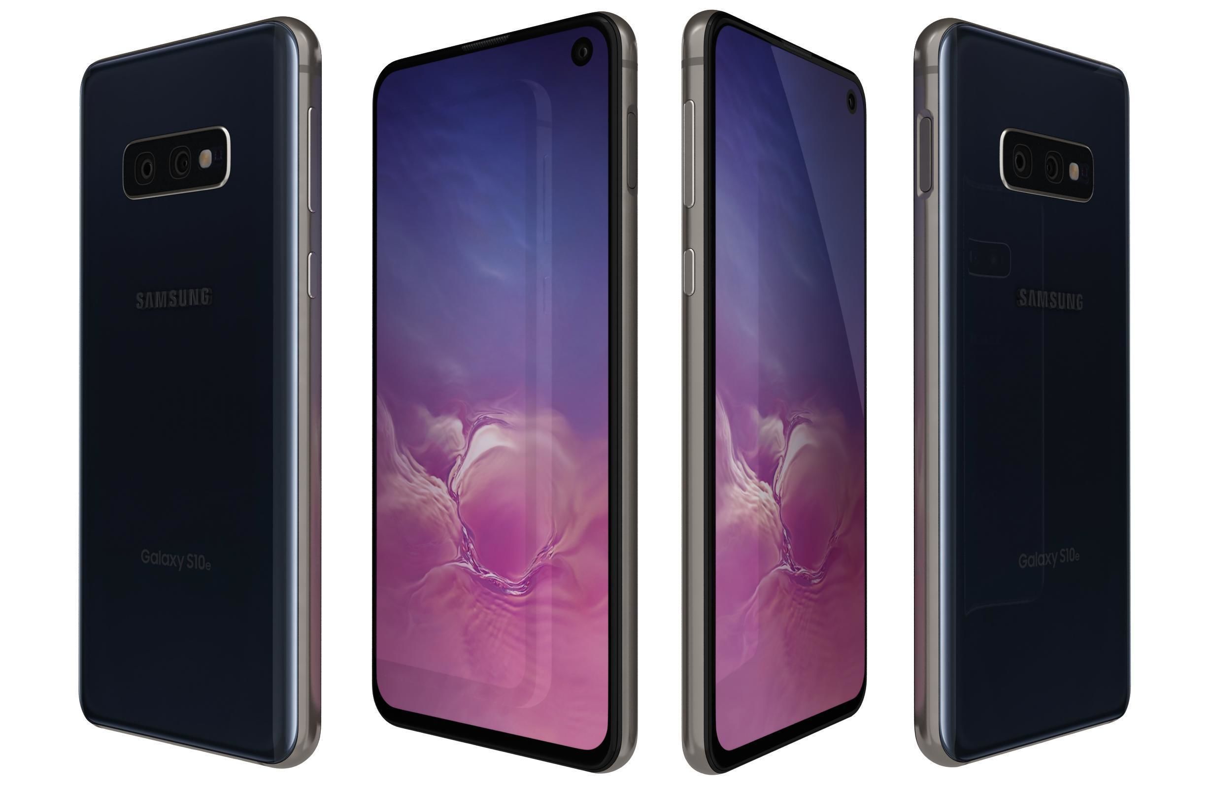 Samsung Galaxy S10e All Colors 3D model_8