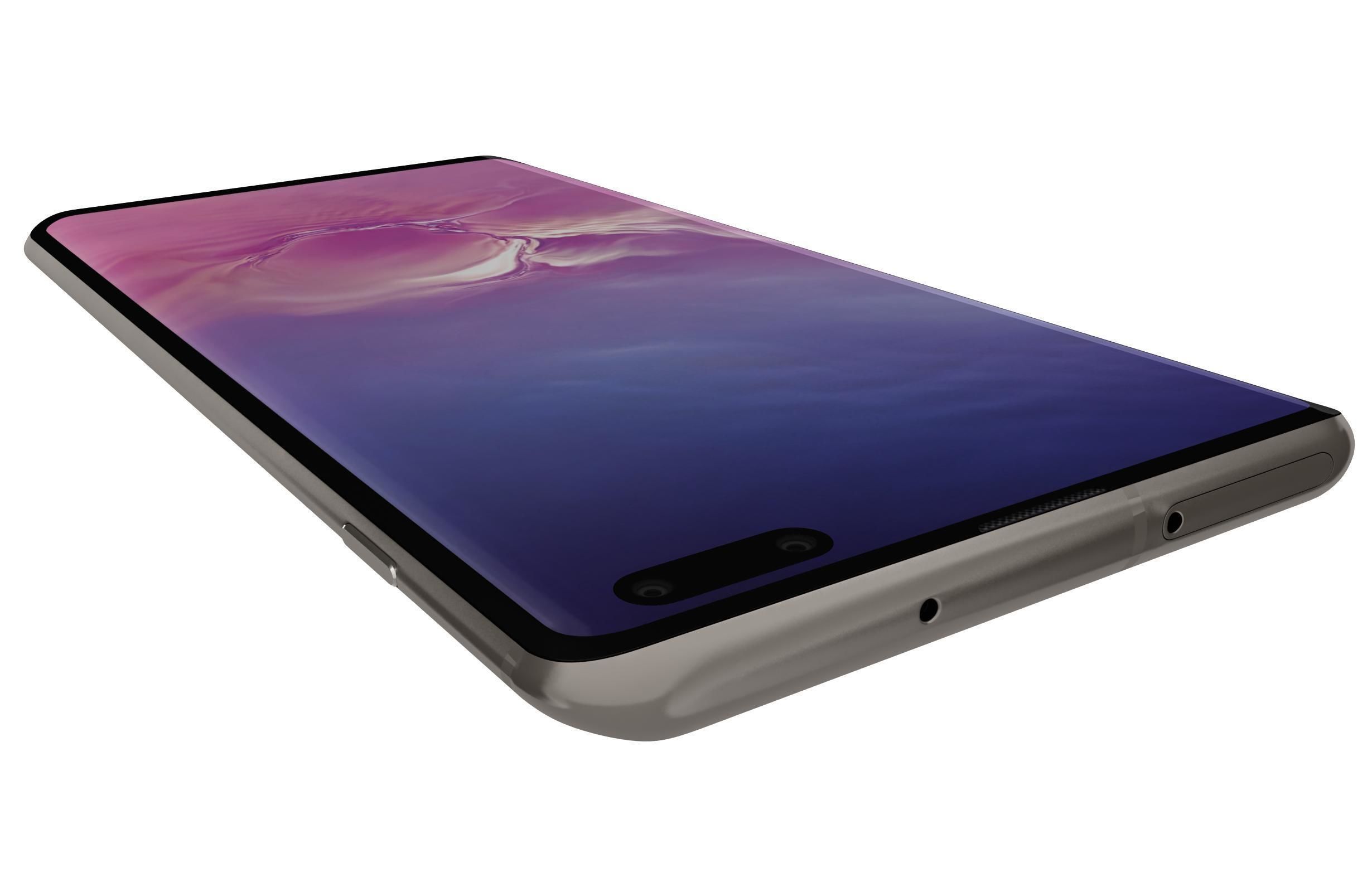 Samsung Galaxy S10 Plus Prism Black 3D model_9
