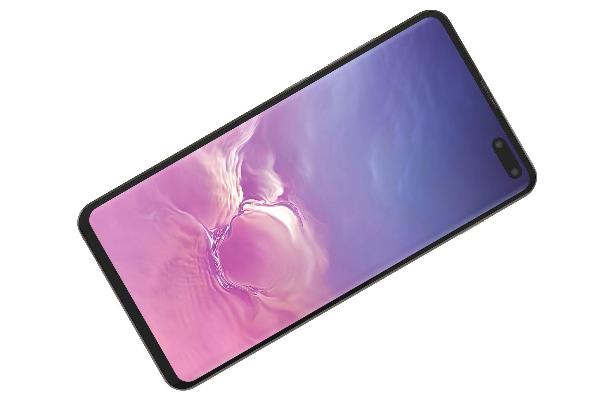 Samsung Galaxy S10 Plus Prism Black 3D model_6
