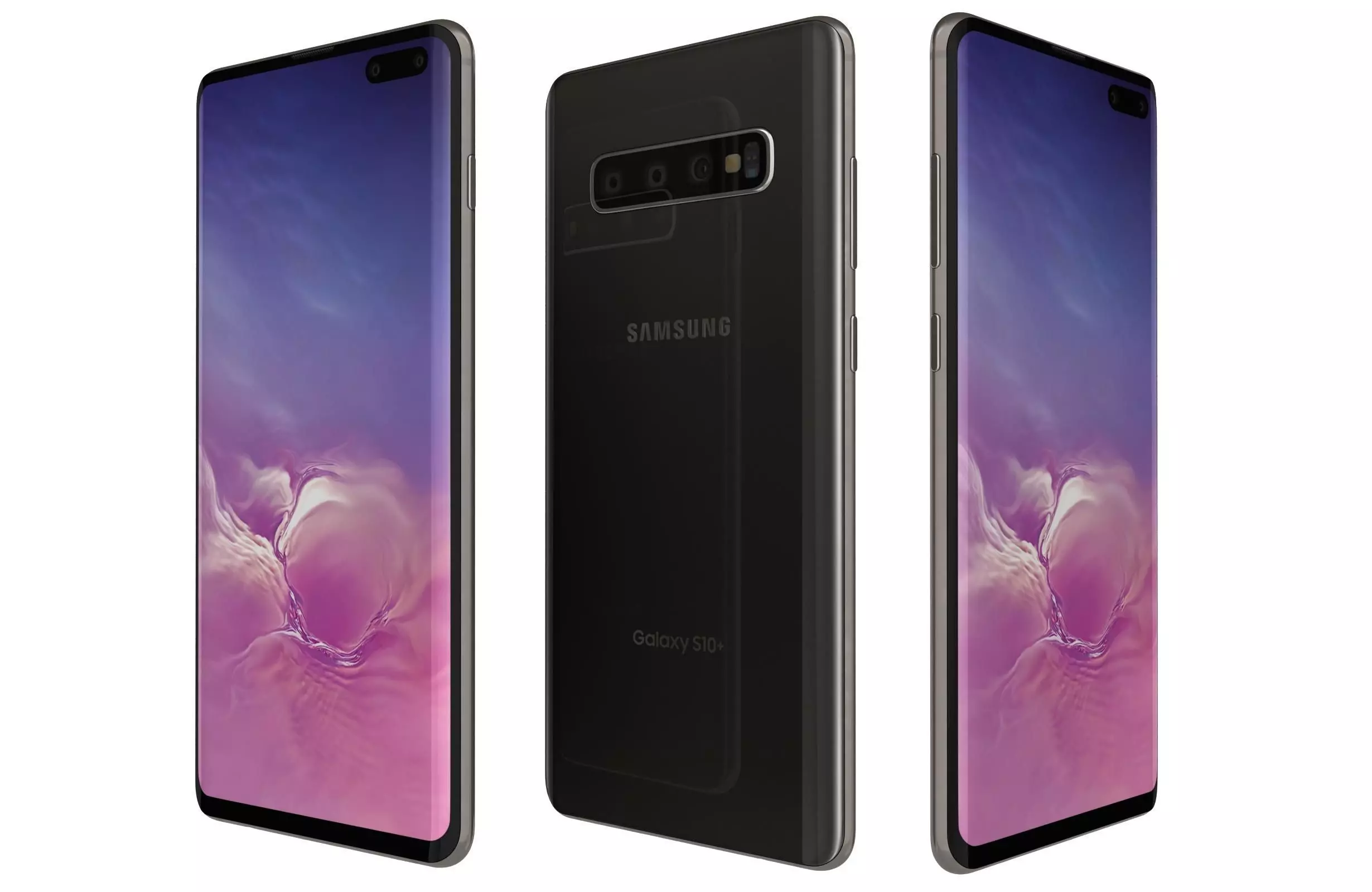 Samsung Galaxy S10 Plus Prism Black 3D model_0