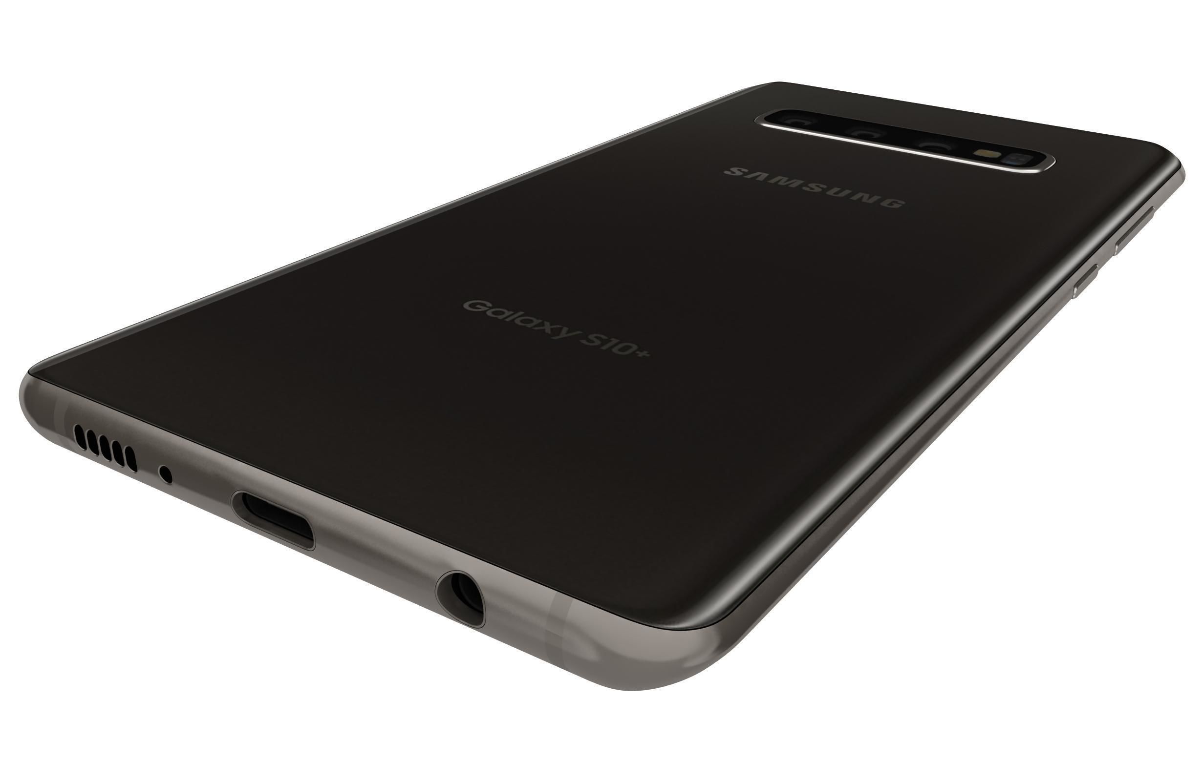 Samsung Galaxy S10 Plus Prism Black 3D model_10