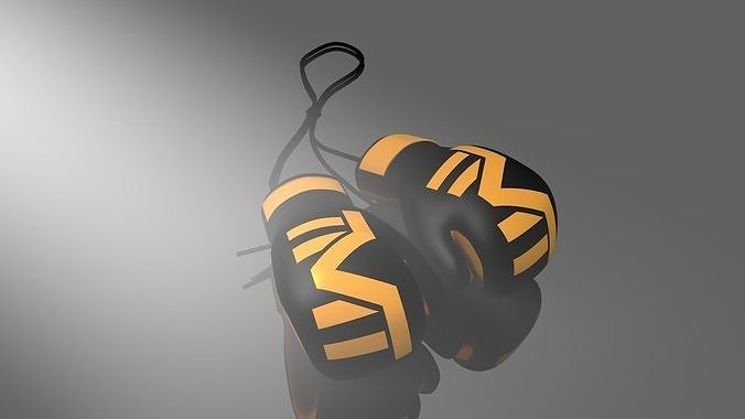 boxe glove mayweather -the money team- 3D print model