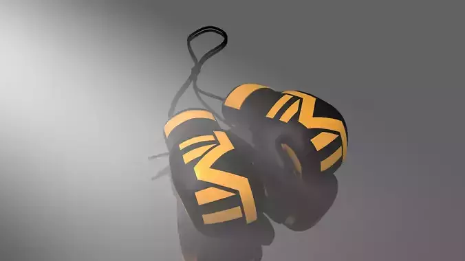 boxe glove mayweather -the money team- 3D print model
