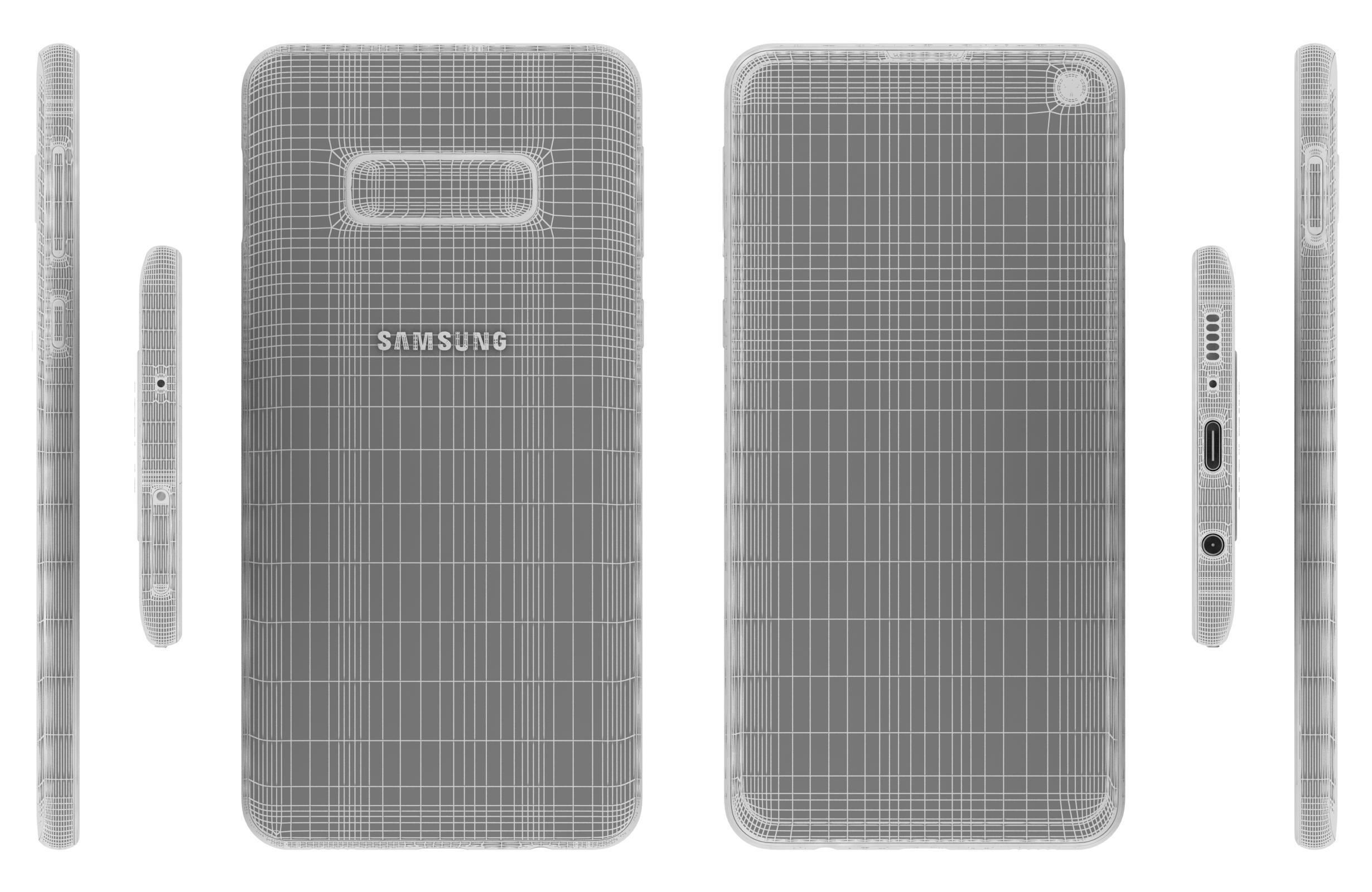 Samsung Galaxy S10e Prism Blue 3D model_13