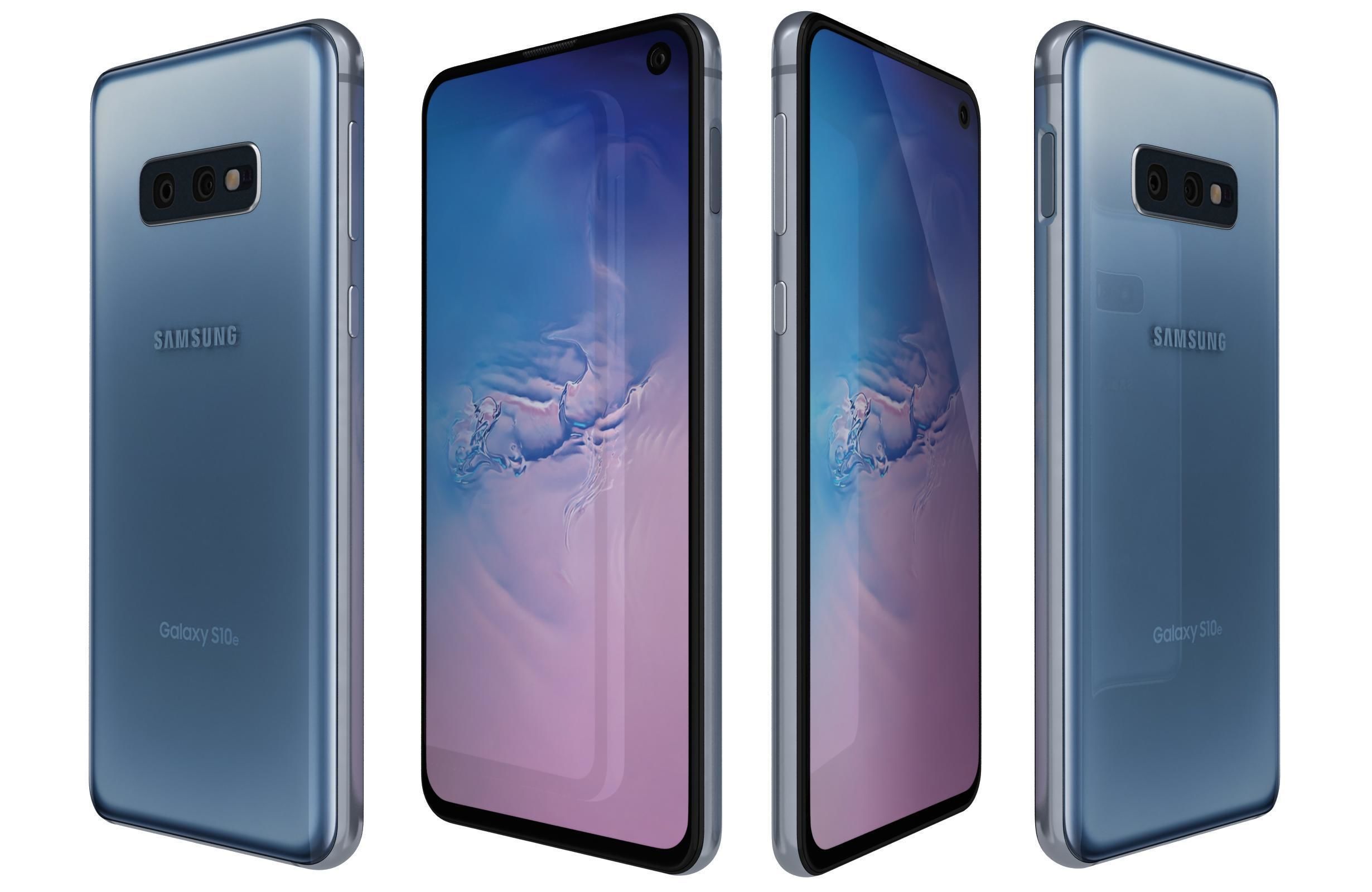 Samsung Galaxy S10e Prism Blue 3D model_1
