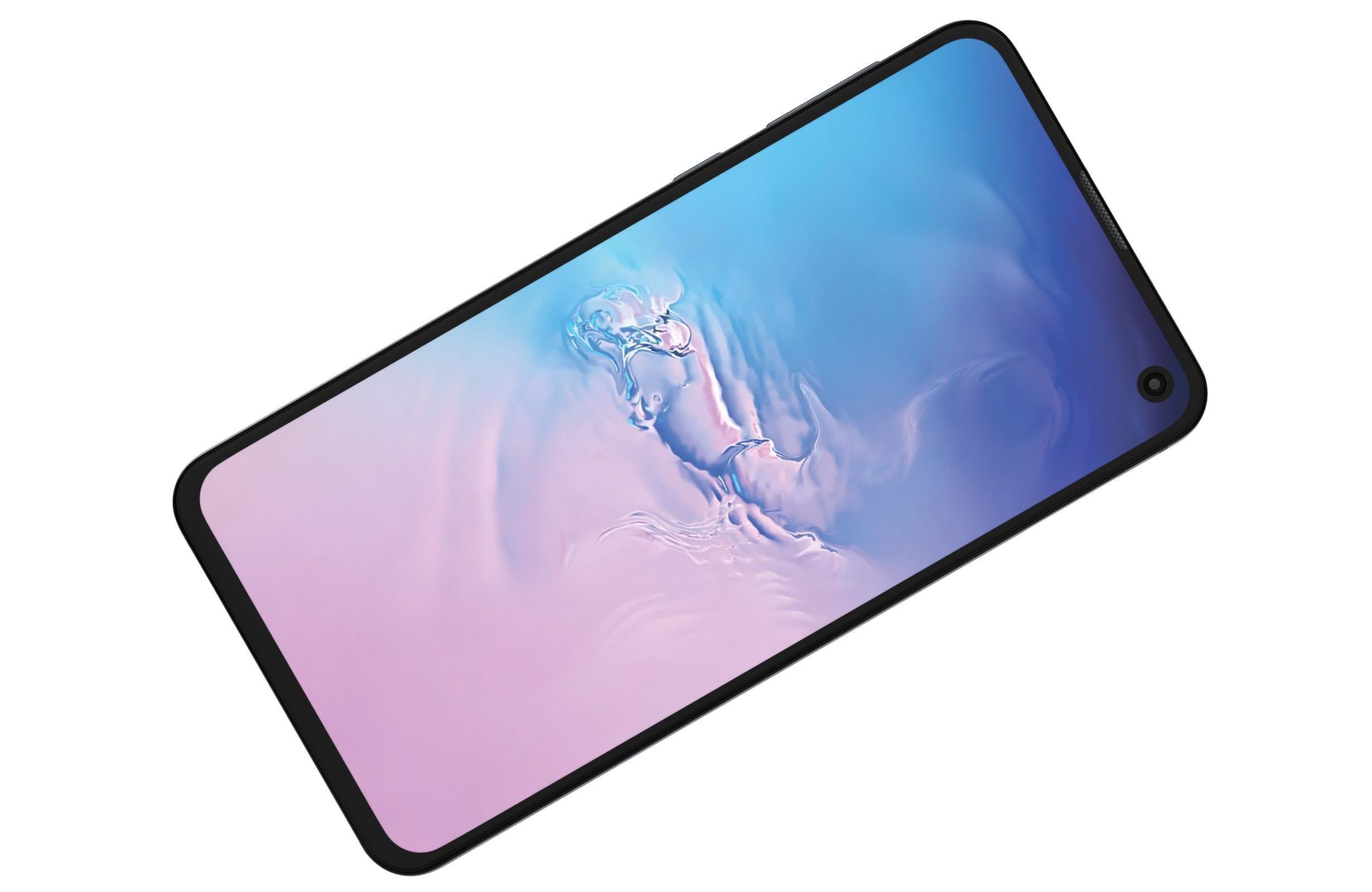 Samsung Galaxy S10e Prism Blue 3D model_6