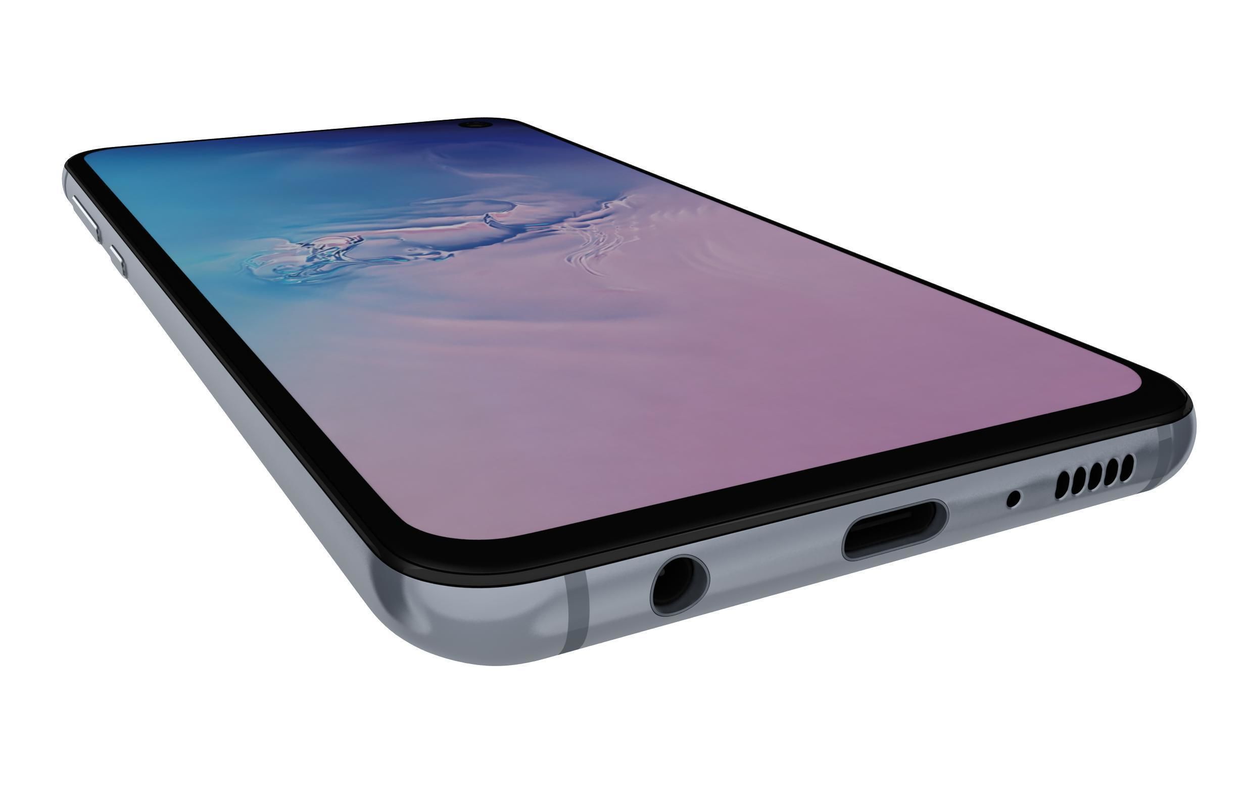 Samsung Galaxy S10e Prism Blue 3D model_9