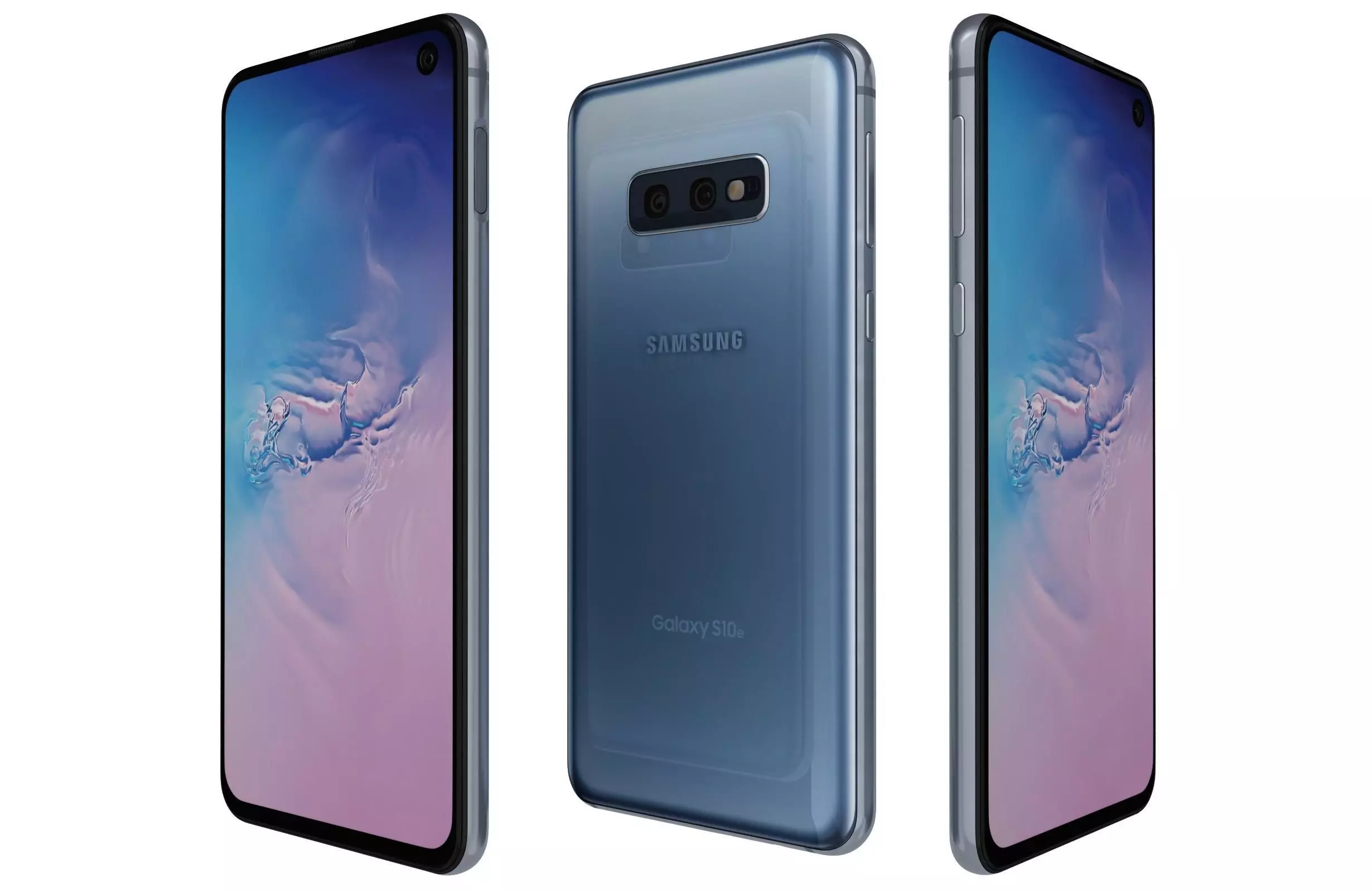 Samsung Galaxy S10e Prism Blue 3D model_0