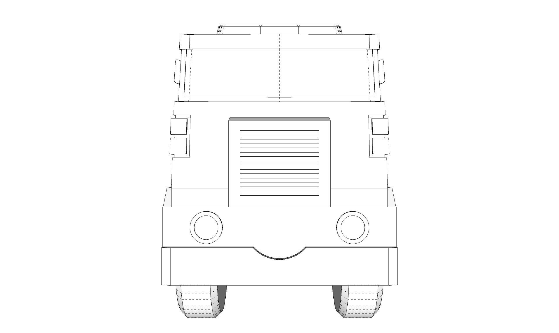 Toy Garbage Truck 3D model_17