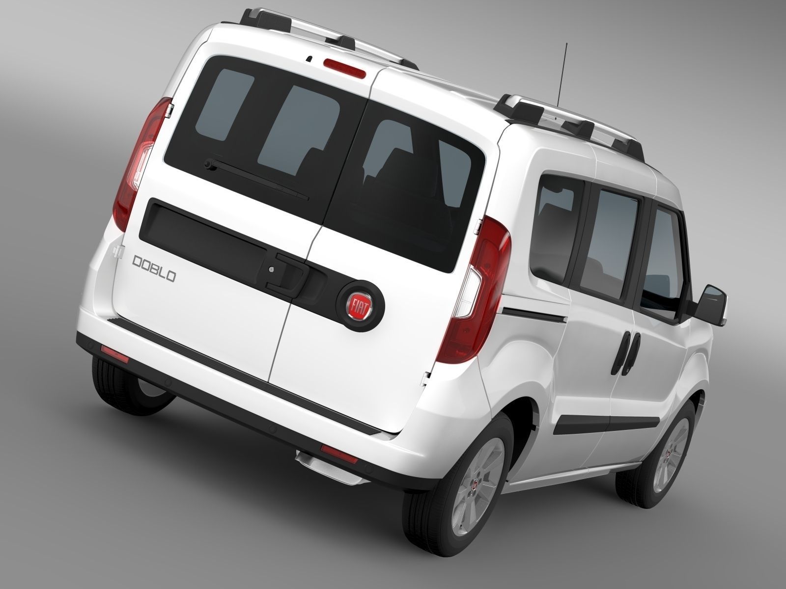 Fiat Doblo 263 UK spec 2017 3D model_2
