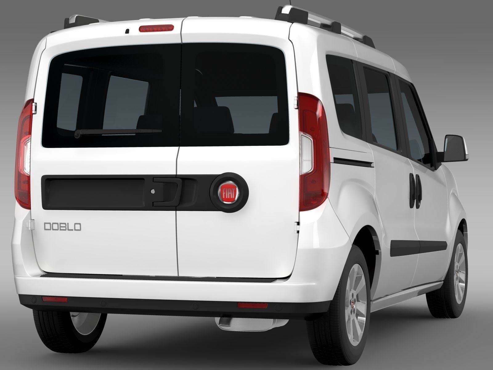 Fiat Doblo 263 UK spec 2017 3D model_9