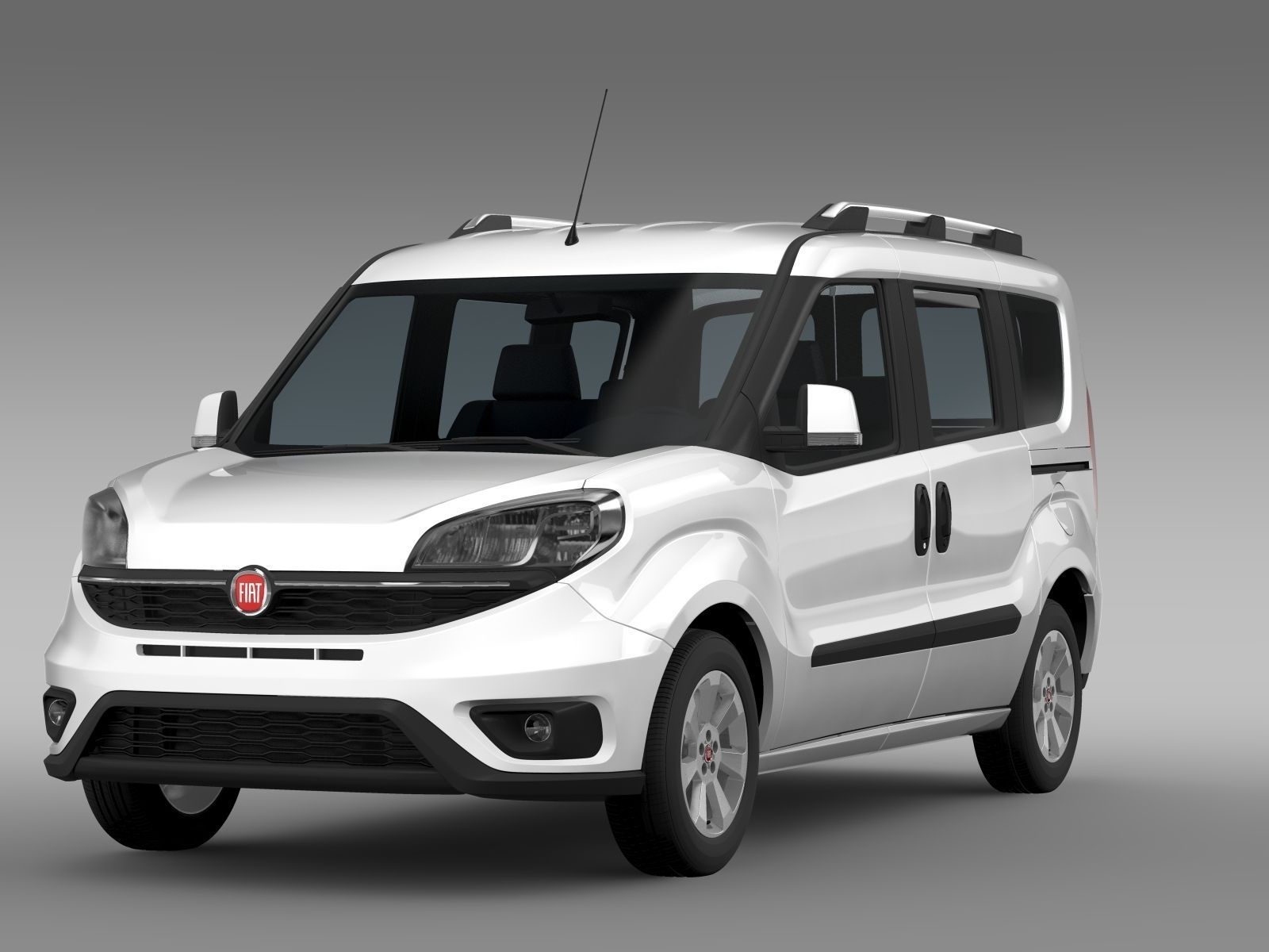 Fiat Doblo 263 UK spec 2017 3D model_3