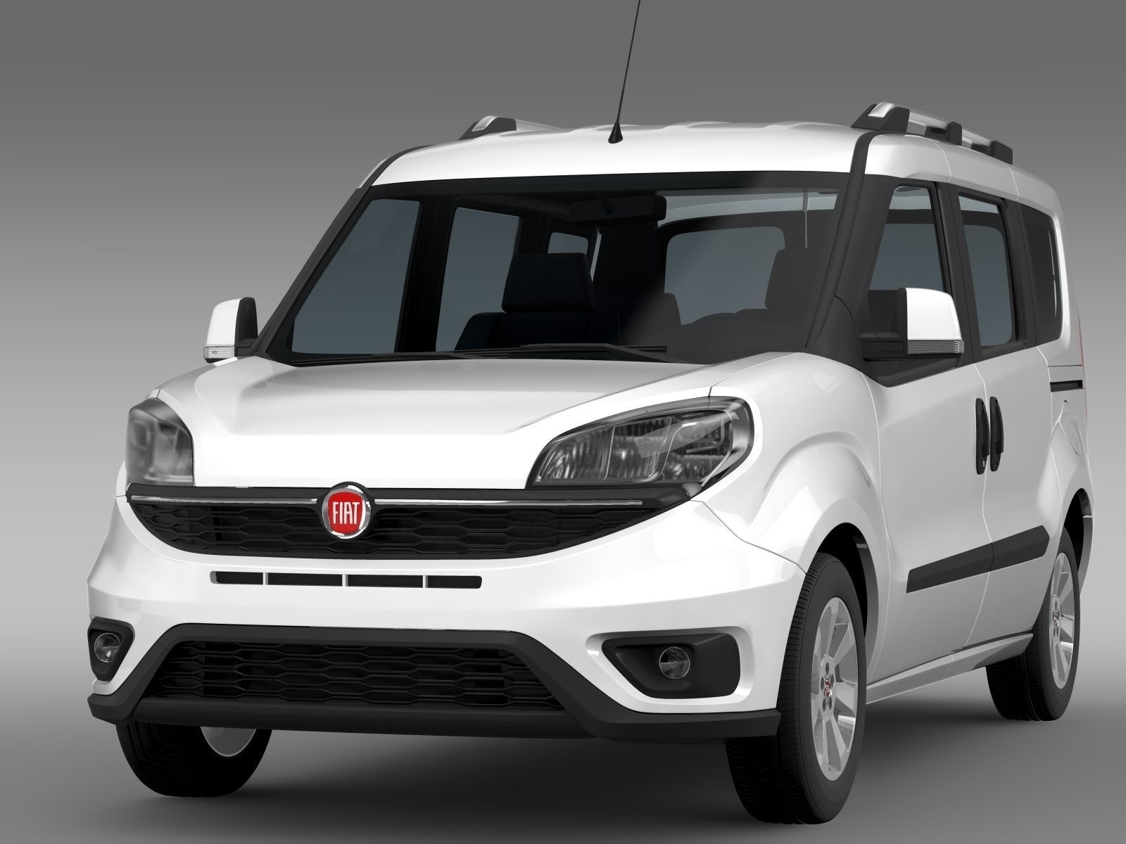 Fiat Doblo 263 UK spec 2017 3D model_4