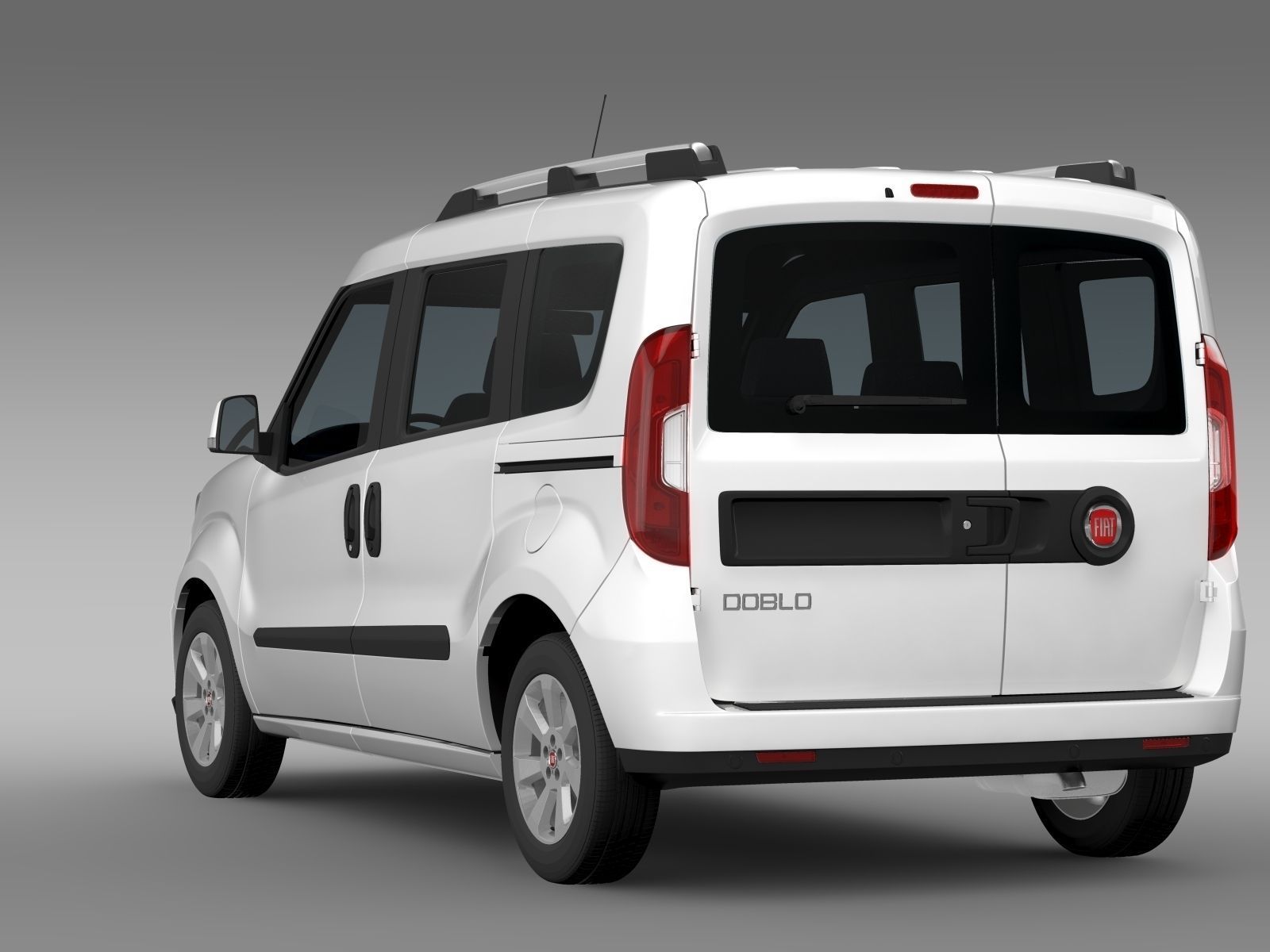 Fiat Doblo 263 UK spec 2017 3D model_7