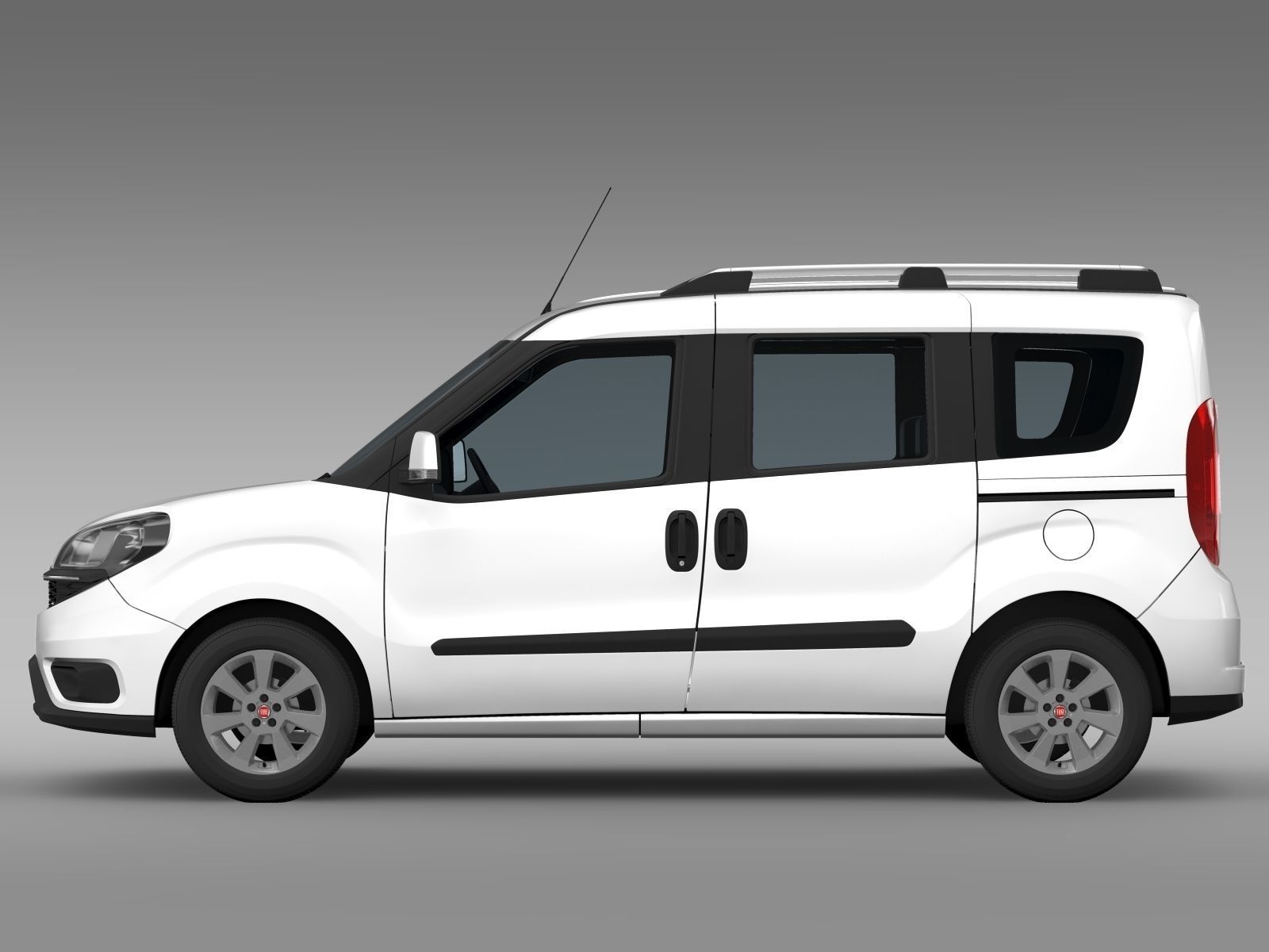 Fiat Doblo 263 UK spec 2017 3D model_5