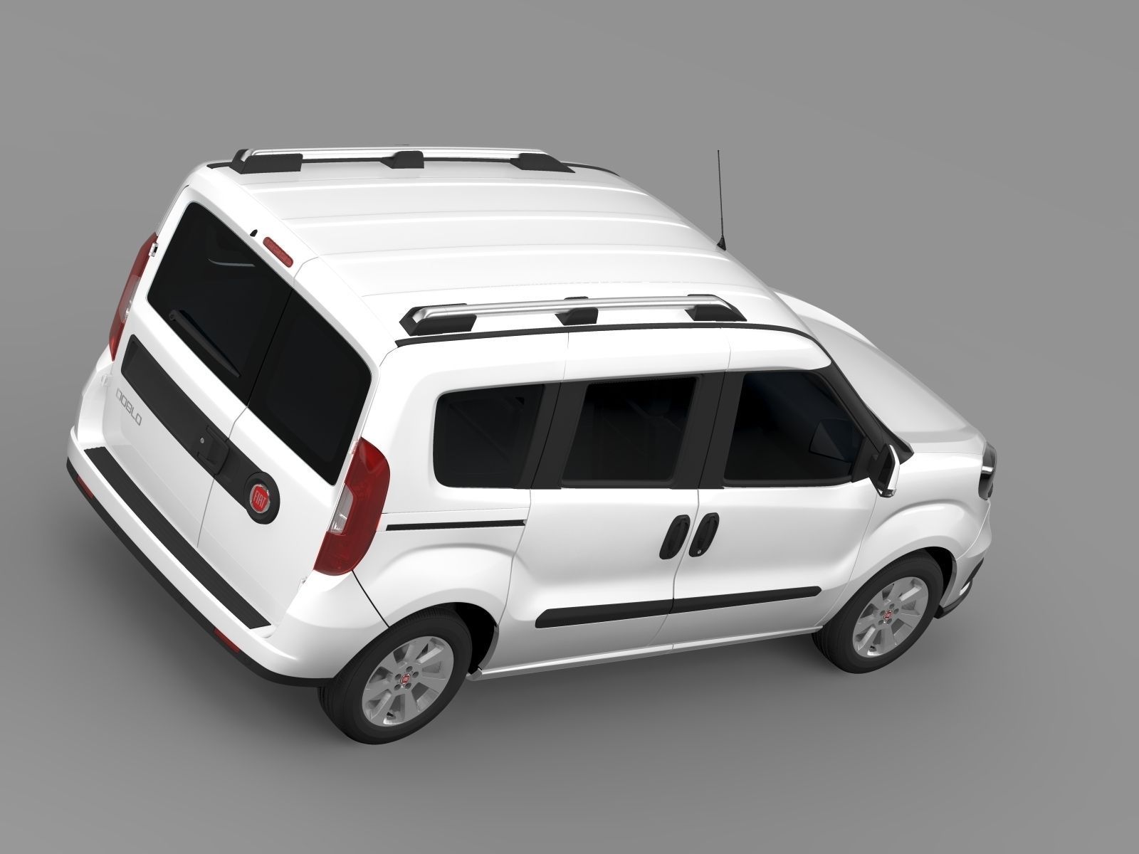 Fiat Doblo 263 UK spec 2017 3D model_11