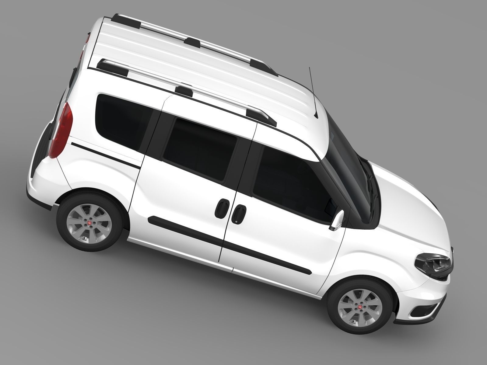 Fiat Doblo 263 UK spec 2017 3D model_8