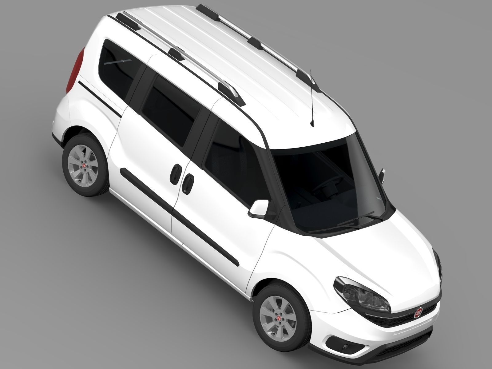 Fiat Doblo 263 UK spec 2017 3D model_10