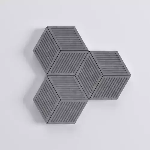 Hexagone Cube Tiles - 02