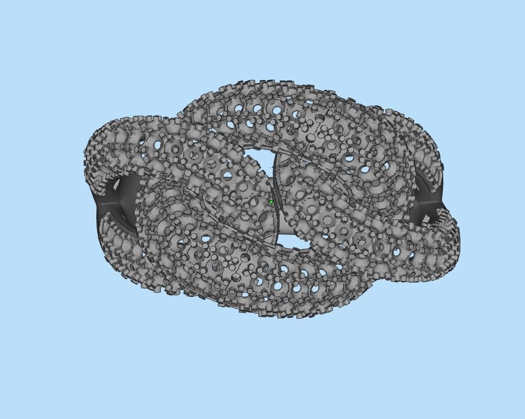 ring  female  3D print model_9