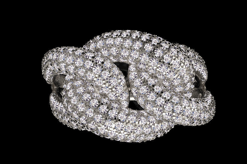 ring  female  3D print model_1